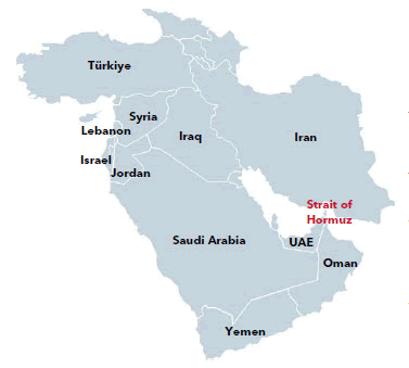 maritime disruptions in the middle east