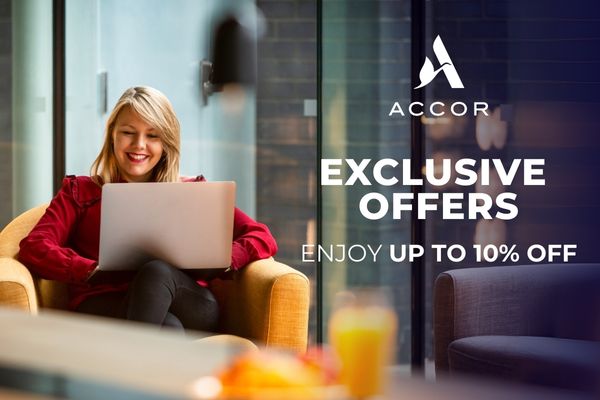 Woman shopping online with exclusive offers discount.