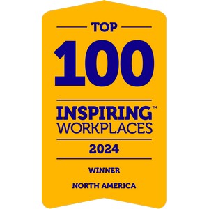 Top 100 inspirierende Arbeitsplätze 2024 Auszeichnung