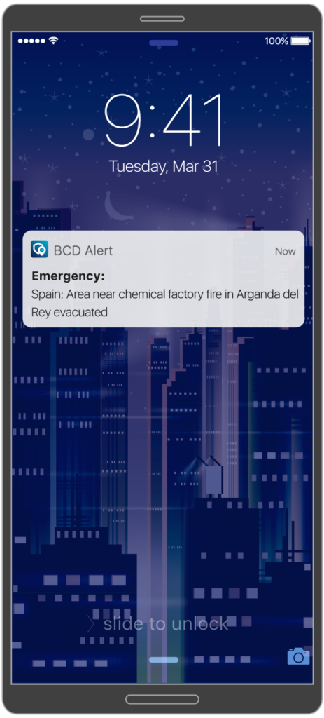 Alerta evacuación por incendio en Arganda del Rey, España.